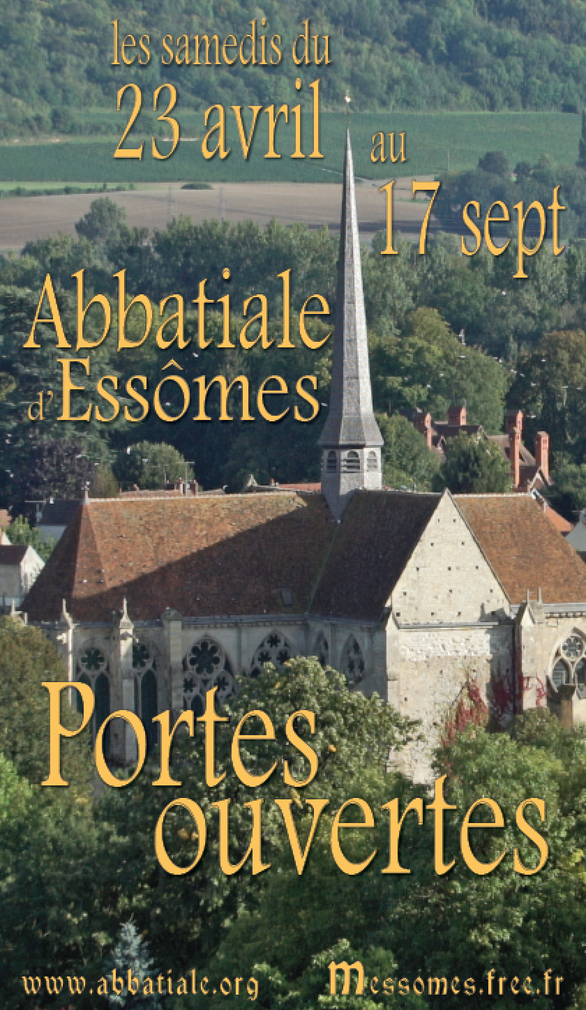 La saison des portes ouvertes de l'abbatiale s'est déroulée du samedi 23 avril au 18 septembre. Des bénévoles de l'association ASAE en ont assuré l'ouverture  tous les samedis de 10h à 12h et de 15h à 18h.